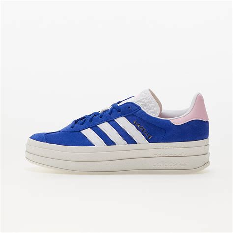 adidas gazelle bold blauw geel